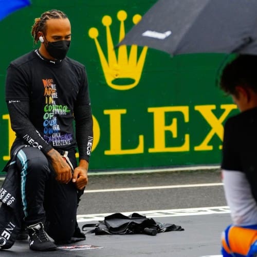 Lewis Hamilton at Hungarian GP