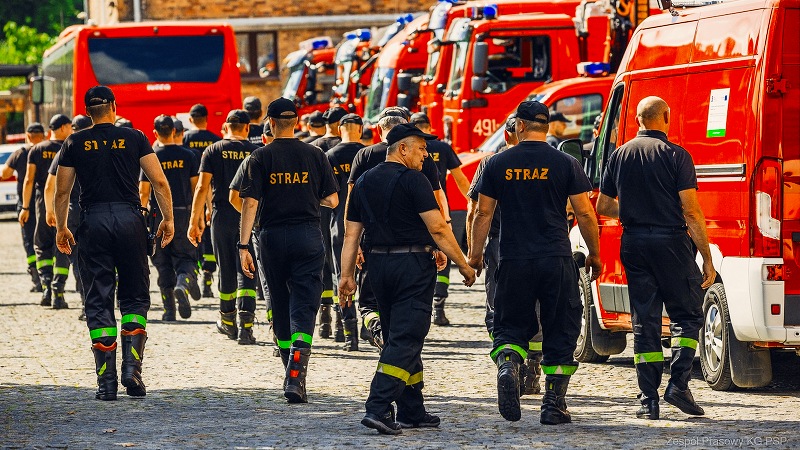 Polish firefighters
