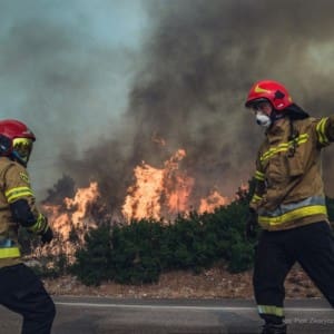 Polish-firefighters Greece
