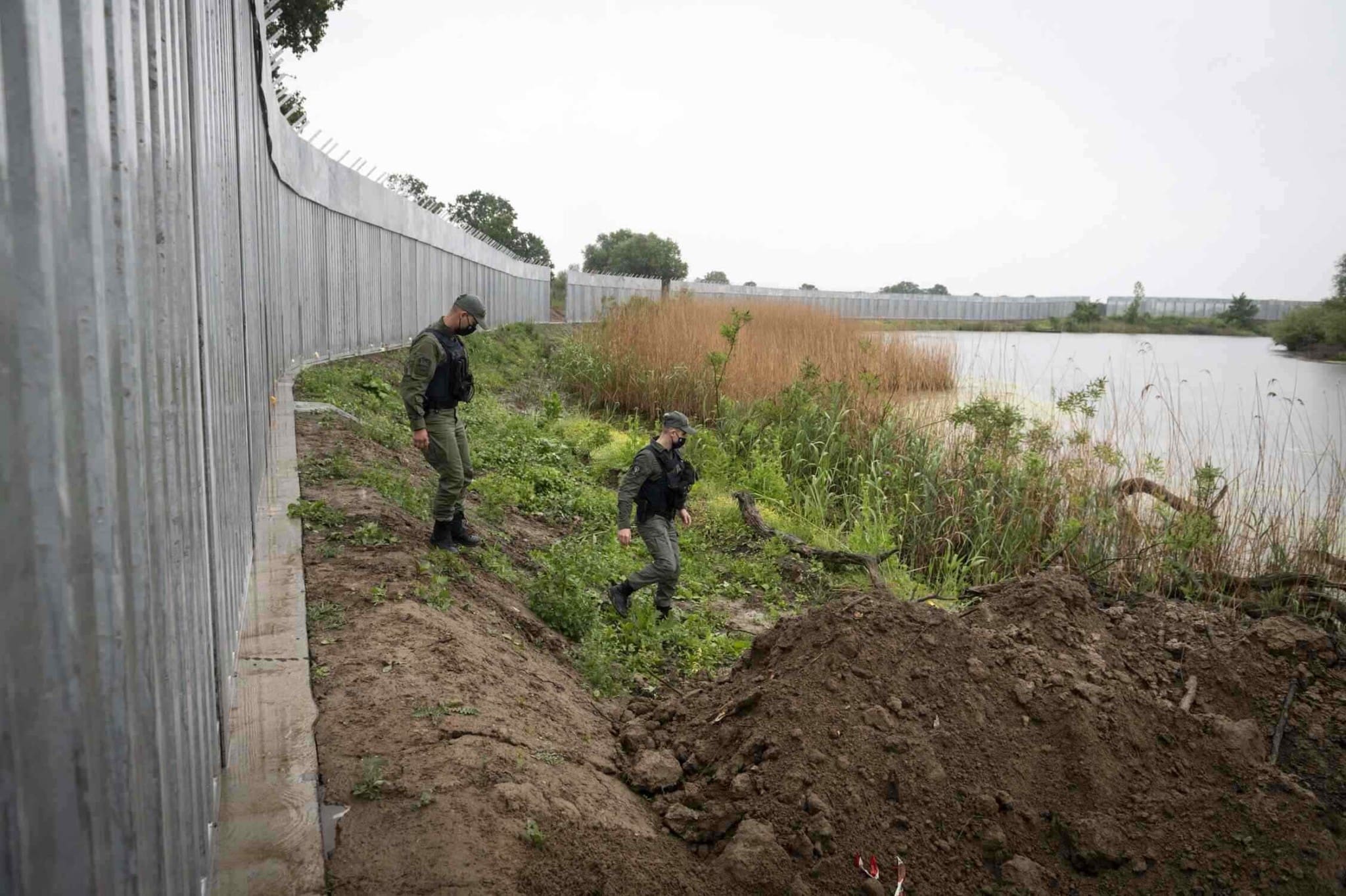 Greece, border wall