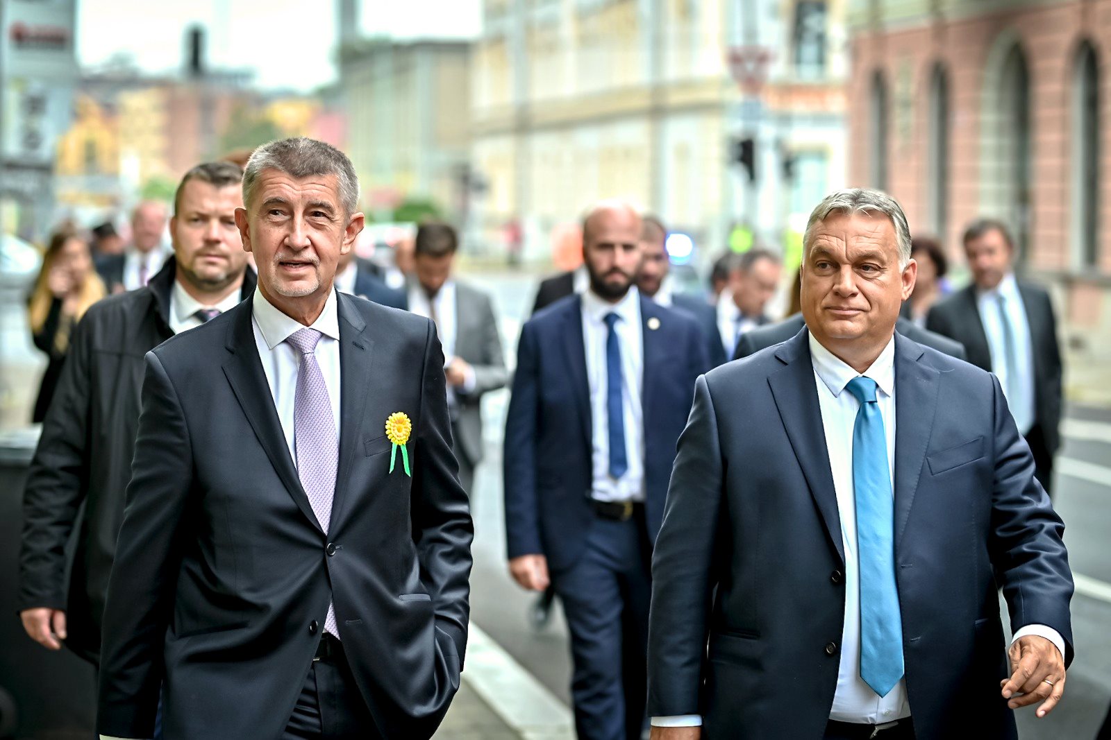 Andrej Babiš, Viktro Orbán, Czech Republic, migration