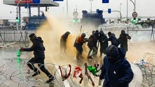 Belarus Poland migrant's assault