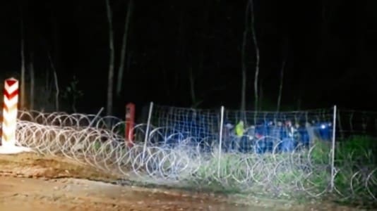 Migrants attack Poland Belarus