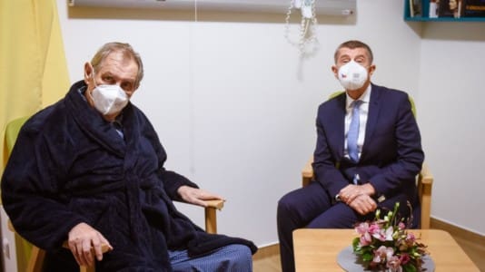 Czech Republic, Miloš Zeman, Andrej Babiš, Zuzana Čaputová, hospital