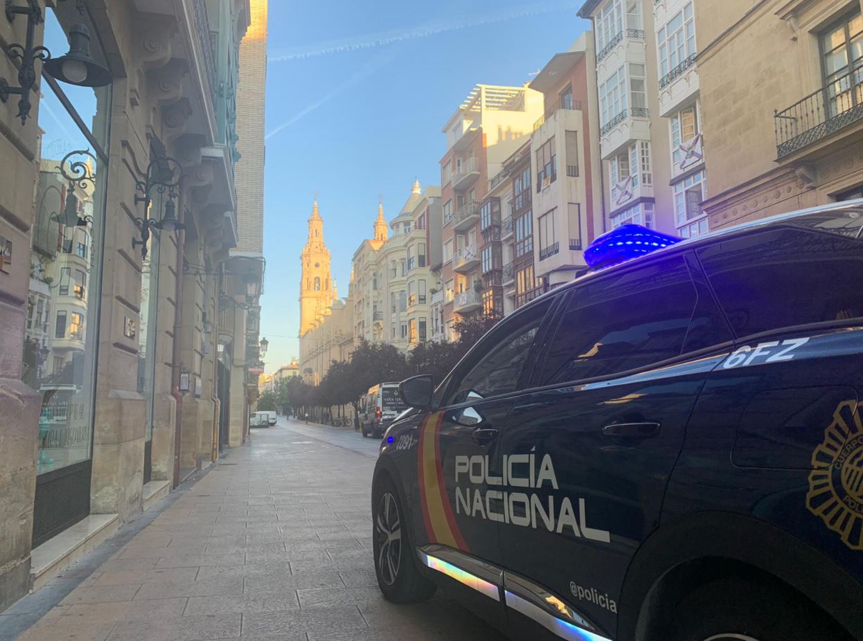 Spain, police car