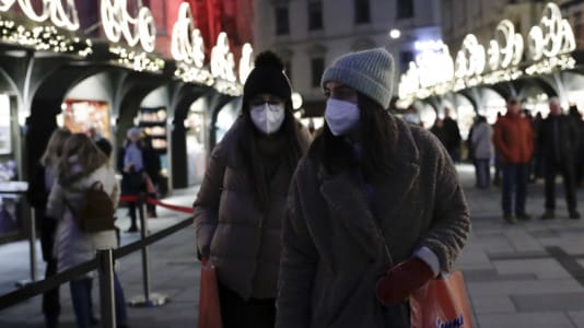 Austria, Christmas market, epidemic, face masks