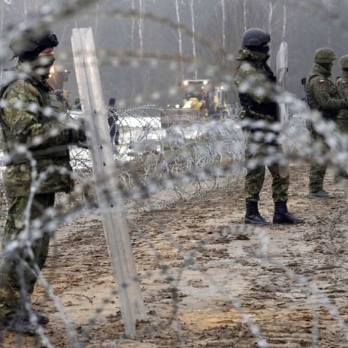 Poland Belarus illegal migrants