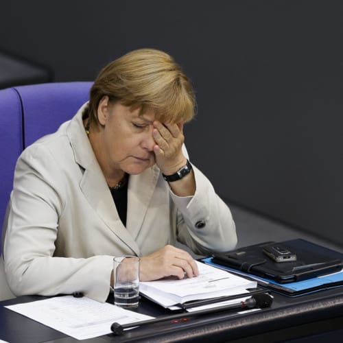 Angela Merkel, robbed, shopping