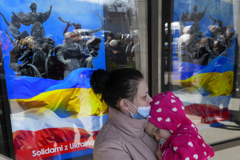 Poland Nobel Peace Prize Ukrainians refugees