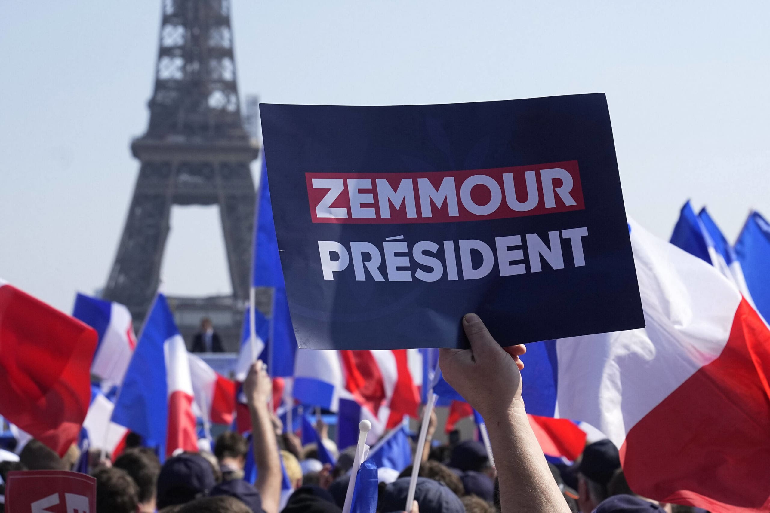 Eric Zemmour, Emmanuel Macron, presidential elections