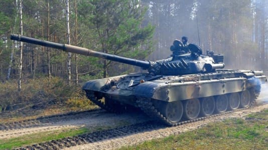 Polish T-72 tank. Source: Polish Armed Foces.