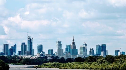 Warsaw-skyline Poland economy investments