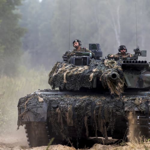 NATO tanks Poland Germany