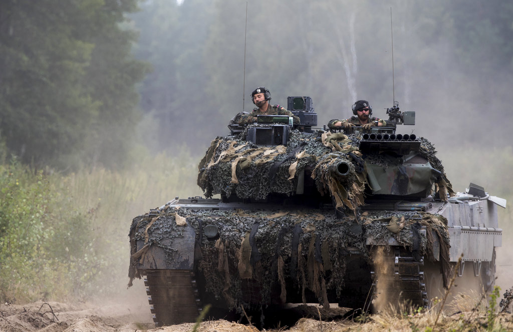NATO tanks Poland Germany