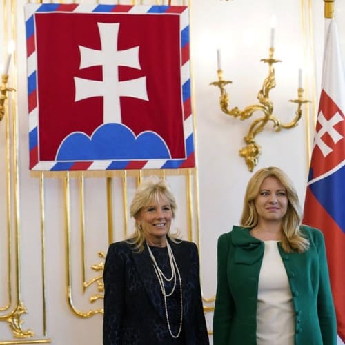 Jill Biden, Slovakian President, Zuzana Čaputová