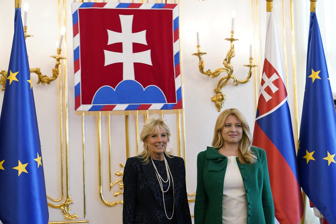 Jill Biden, Slovakian President, Zuzana Čaputová