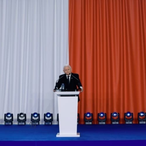 Jarosław Kaczyński PiS Law and Justice convention