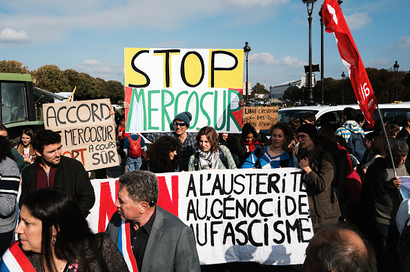 French lawmakers vote overwhelmingly to oppose EU-Mercosur trade deal, call on Macron to block it in Brussels
