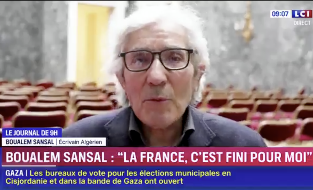 ‘France is over for me,’ says famous Franco-Algerian writer recently released from Algerian prison