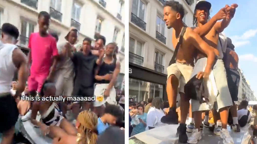 France: Twerking youths dance on destroyed vehicles at Paris music festival, 243 arrests reported nationwide