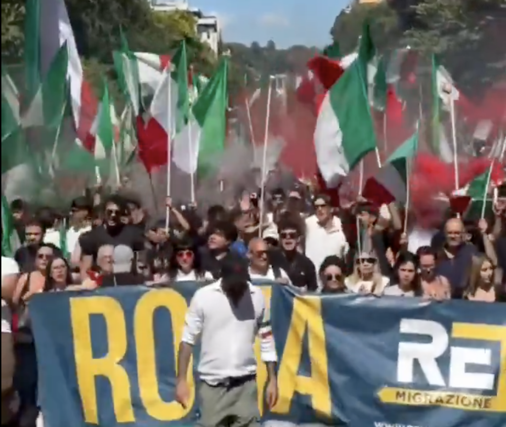 Italy: Thousands of protesters demand remigration in Rome